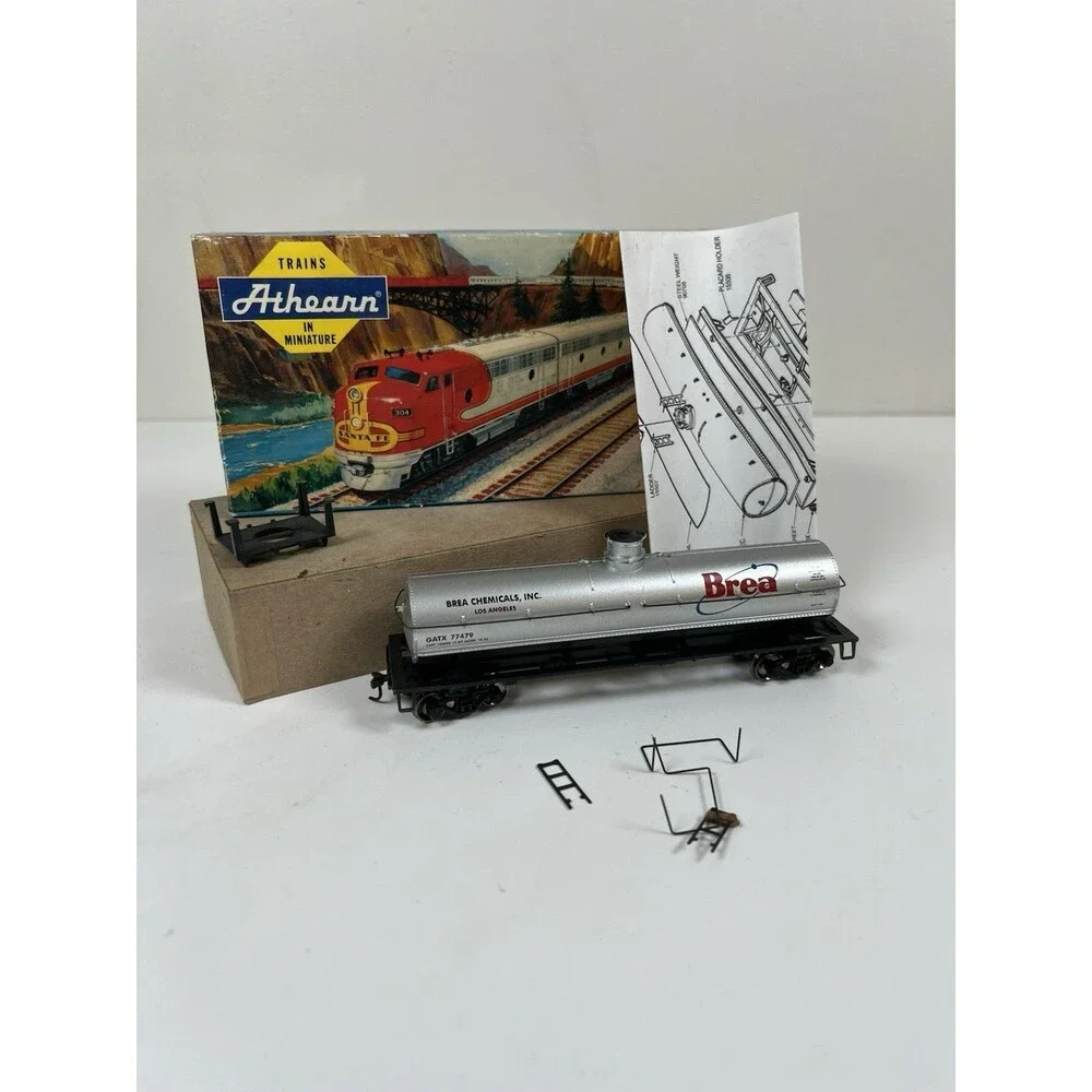 Vintage USED Brea Chemical Tank Car 1565 Kit Trains In Miniature Atheann #77479